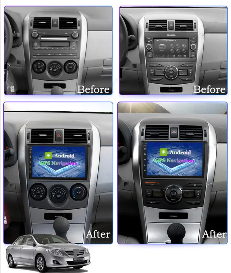 ChoGath 9 'Ƈ 6 ГГц четырехъядерный 1 ГБ Android 0 Автомобильный GPS навигатор плеер для