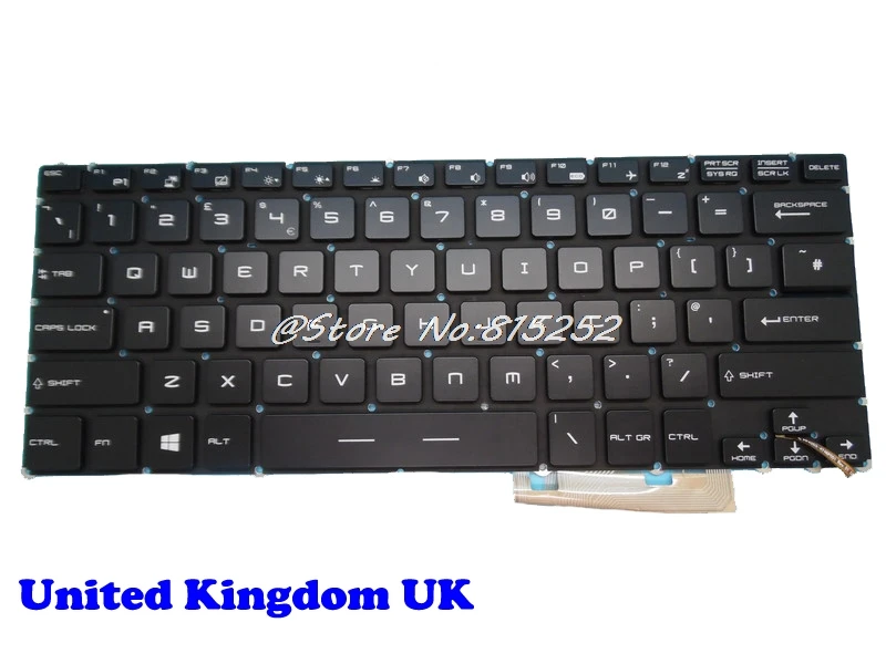 CZ IT UK Клавиатура для MSI GS30 2 M GS32 6QE 7QE GS43VR 6RE 7RE GS40 6QD MS-14A1 MS-14A2 Япония JP Франция FR