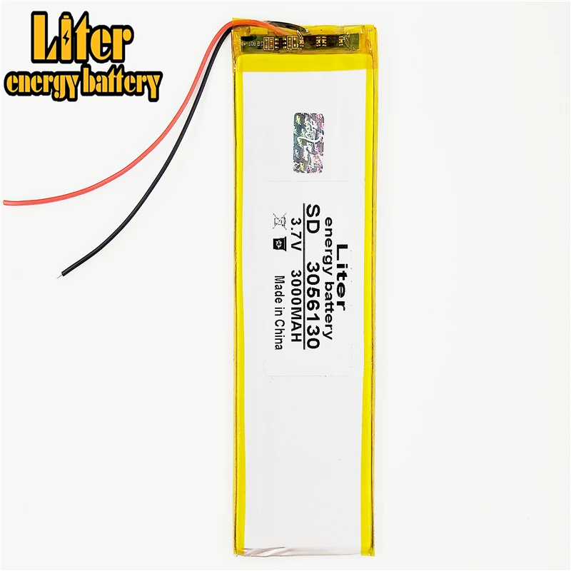 3056130 3 7 V 3000MAH 3055130 литий-полимерный аккумулятор планшета с защитной доской для GPS