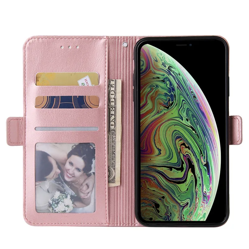 Чехол-кошелек на молнии для iphone 11 PRO MAX X XR XS Max Fundas силиконовый Флип кожаный чехол для iphone 6 7 8 6s Plus Case Capa