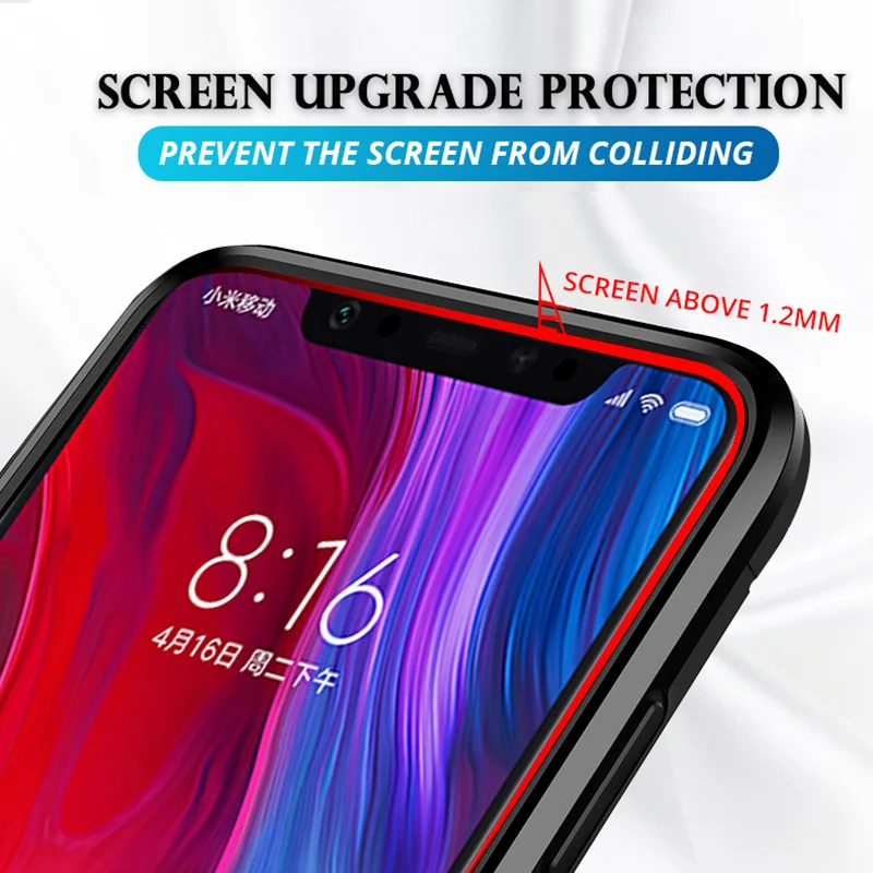 Armor Shock Proof Case For Xiaomi Pocophone F1 F2 X2 Pro MI9 MI8 SE MI Play 8 9 5X 6X A1 A2 A3 Lite PC+TPU Cover Coque | Мобильные