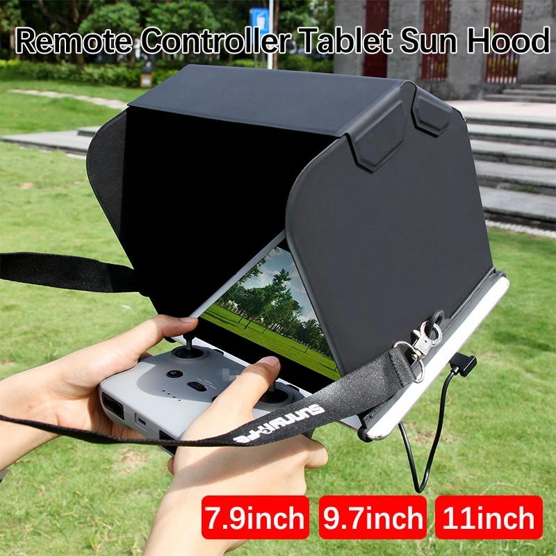 For DJI Mavic Air 2 2S Mini 2 SE Remote Controller Tablet Sun Hood Phantom 4 Tablet Screen Anti-reflective Sun Shade Accessories