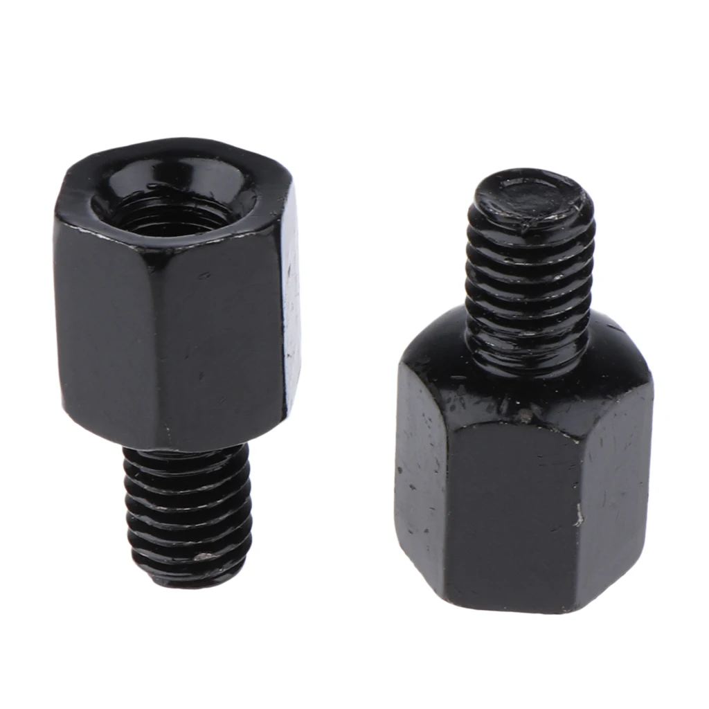 

Scooter Motorcycle Rearview Side Mirror RH 8mm - RH 8mm Adapter Black