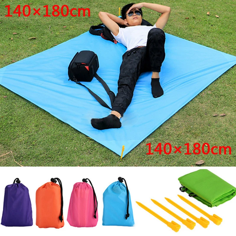 

2M*1.4M Waterproof Beach Blanket Outdoor Portable Picnic Mat Camping Ground Mat Mattress Camping Camping Bed Sleeping Pad