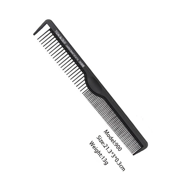 Профессиональная расческа для крикета термостойкая угольная Расческа средней