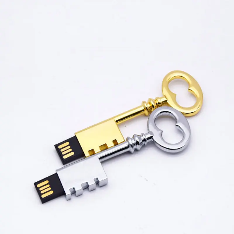 Металлический Флешка мини и изысканный ключ USB 2 0 темная вспышка 4 ГБ 8 32 64 Гб