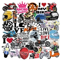 50pcsset mens adults motorcycle racing stickers helmet car graffiti sticker bomb for luggage ride bike fridge laptop decal pack