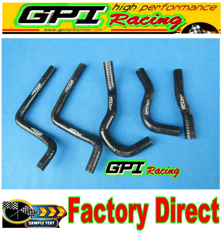Силиконовый шланг радиатора GPI для Honda CR125 CR 125 R CR125R 2003 2004 03 04 черный|radiator for honda|cr125