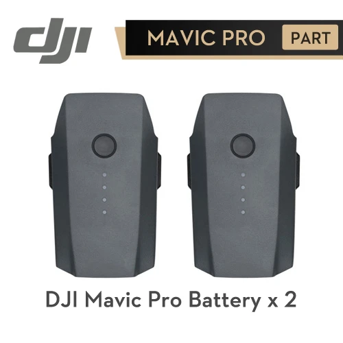 DJI Мавик Pro Батарея Mavic Pro Bateria Интеллектуальный полета Батарея для Mavic Pro Запчасти Интимные аксессуары 3830 мАч 11.4 В - Цвет: 2 x Batteries