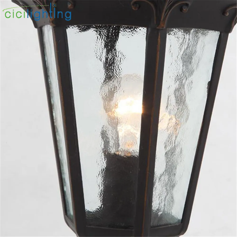 Outdoor Pillar Lamp Wall Waterproof Villa Garden Courtyard Landscape Gate street post European antique outdoor Lights |