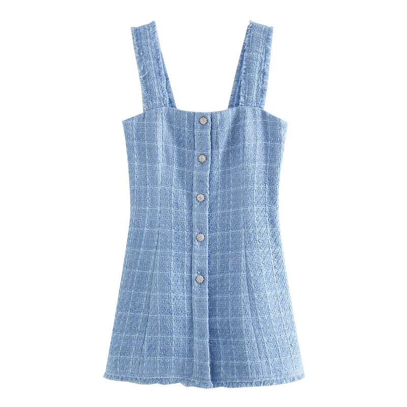 2020 Сезон весна-лето Пикантная обувь для ночного клуба без рукавов мини платье на