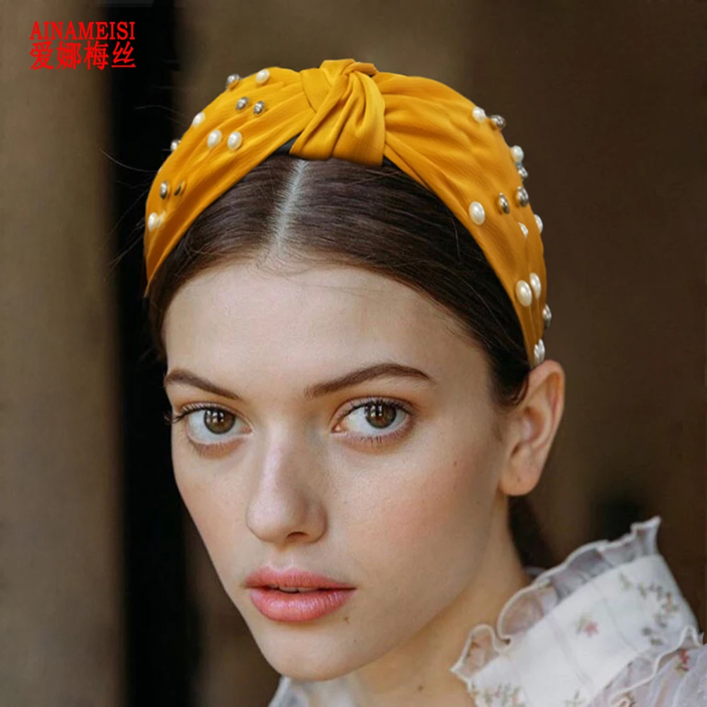 AINAMEISI корейский милый головной убор жемчужные аксессуары для волос женщин