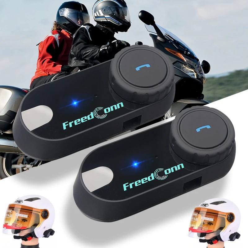 

FreedConn TCOM-VB 800M Motorcycle Helmet Intercom Headset Waterproof Motorcycle Intercommunicator Moto Bluetooth Headphone FM