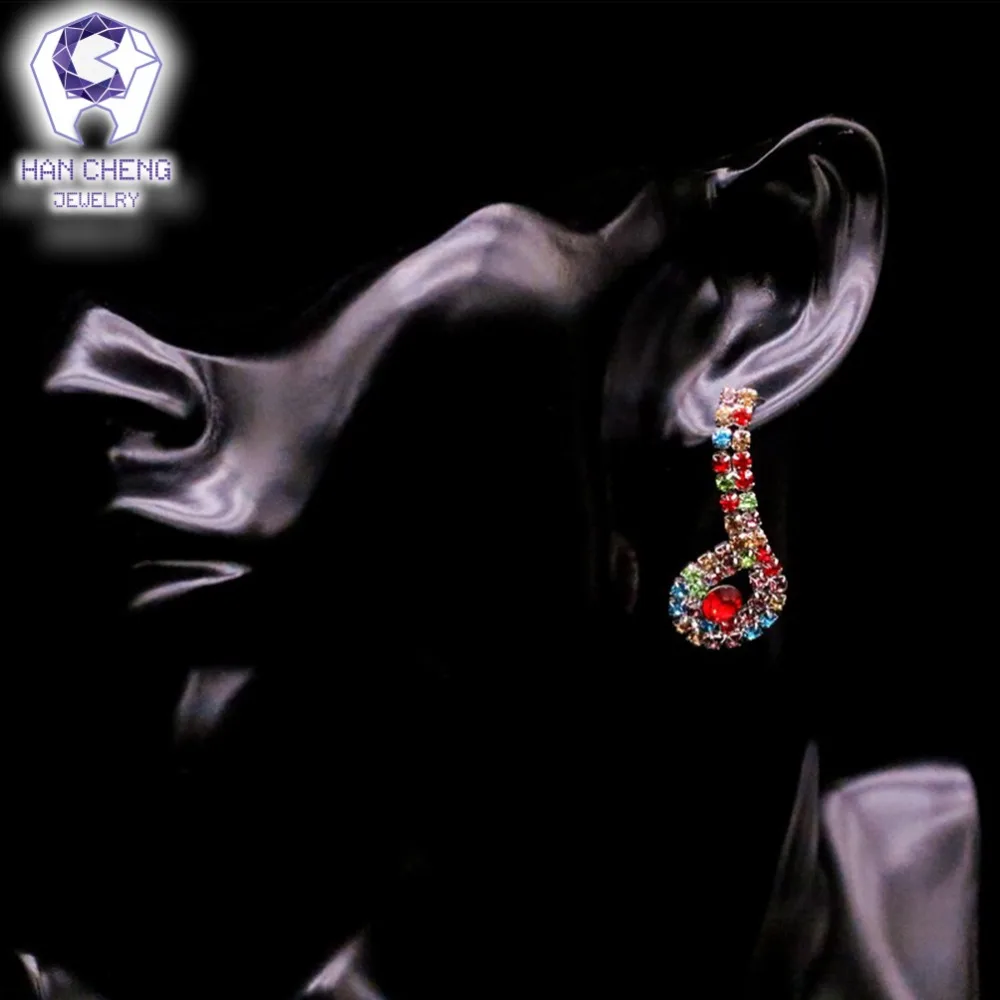 HanCheng новинка роскошные свадебные украшения стразы кристалл кулон ожерелье