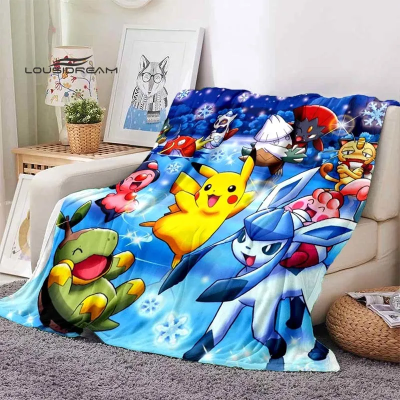 Фланелевое Одеяло для детей и взрослых модное пушистое покрывало с мультяшным