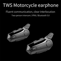 bluetooth 5 0 motorcycle helmet intercom 2 front and rear seats 50m talking universal pairing waterproof interphone headset
