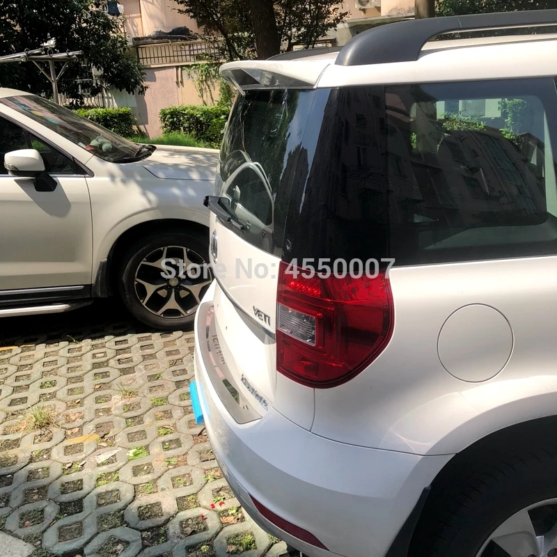 For Volkswagen Skoda Yeti 2013 2014 2015 2016 2017 Spoiler ABS Plastic Rear Trunk Boot Wing for |