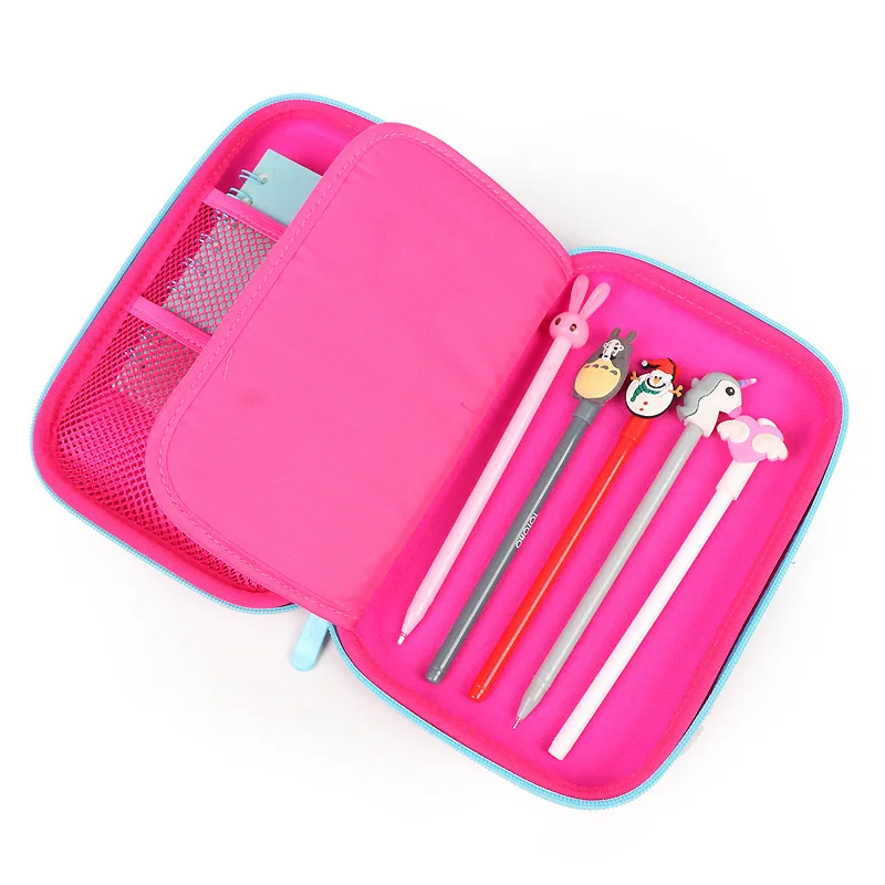 Оригинальный чехол для карандашей EVA с единорогом милый мультяшный принт Большой