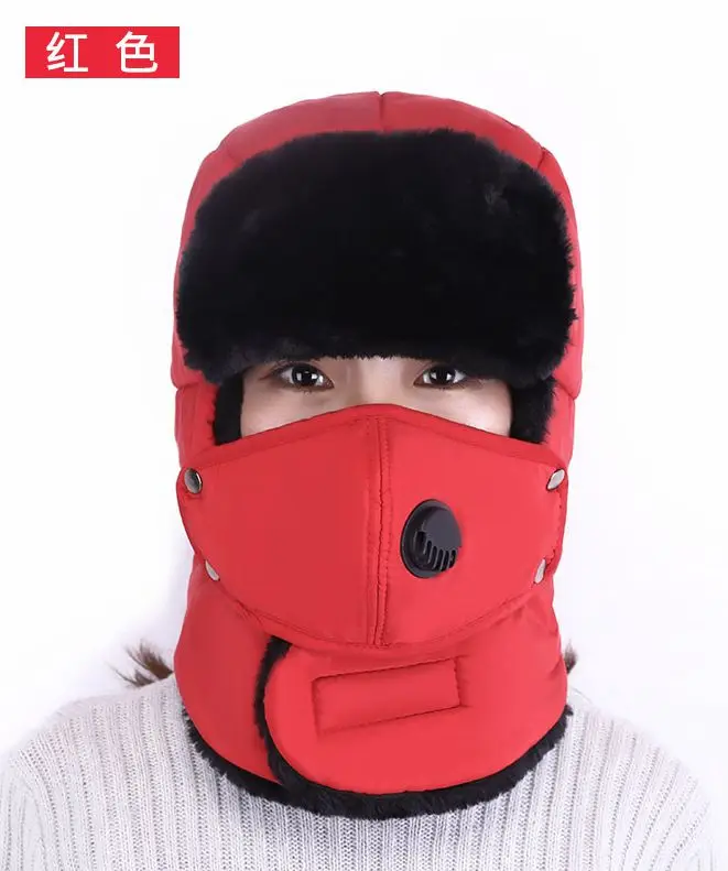 Русская армейская маска шапка с ушами плотная теплая зимняя уличная шапка-бомбер