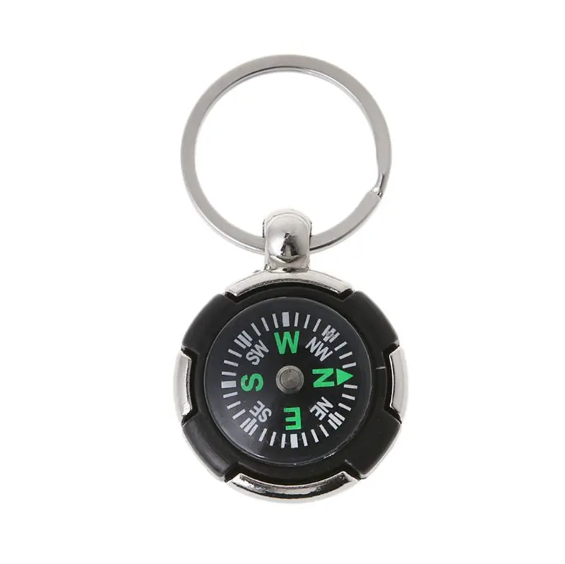 

Outdoor Camping Hiking Mini Compass Navigator Portable Keychain Survival Tool