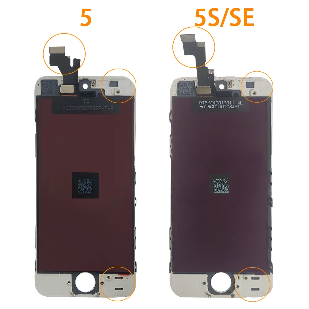5/10 шт. сенсорный ЖК-дисплей для iPhone 5 5C | Мобильные телефоны и аксессуары