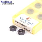 Круглый фрезерный инструмент RPMT RPMT1003MO-TT NK9018, Высококачественная карбидная вставка, токарный станок с ЧПУ, режущий инструмент для металла, применяется нержавеющая сталь