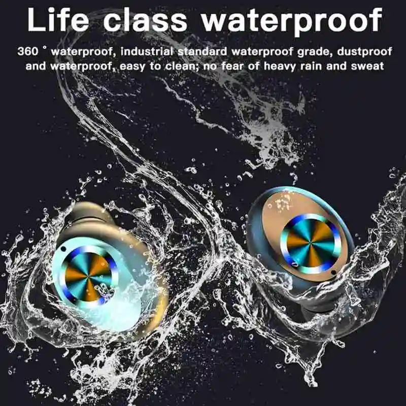 

X35 Wireless Headset With Bluetooth Stereo Noise Reduction Display With Led Box Power Charging B1S4