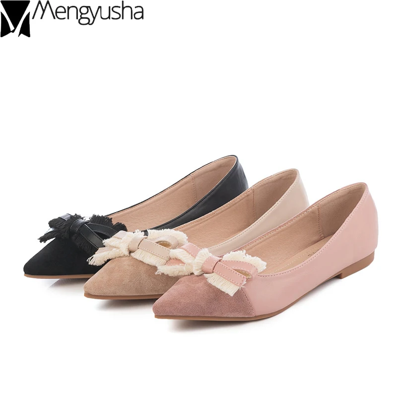 Женская Повседневная обувь в стиле пэчворк туфли на плоской подошве с острым