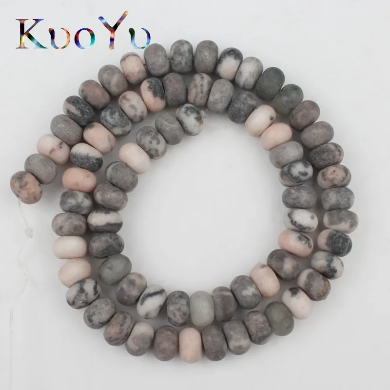 Pink Zebra Jasper 5x8 мм натуральные матовые Форст Агаты Jades Jaspers Amazon круглые бусины Свободные перчатки для мотоцикла для самостоятельного изготовления ювелирных изделий Браслеты - Цвет: Pink Zebra Jasper