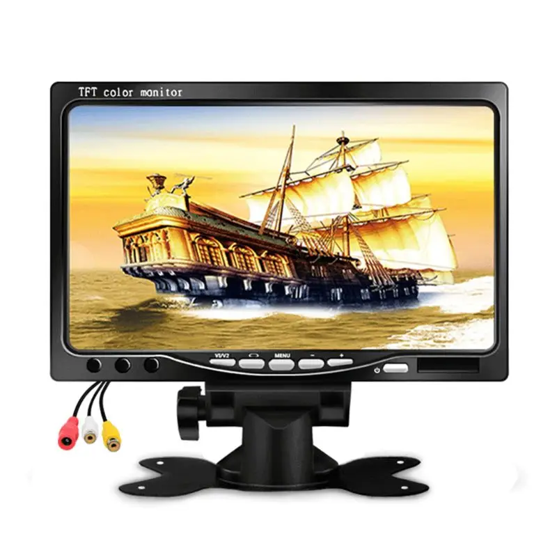 7 &quotTFT LCD цветной HD зеркальный монитор задний вид автомобиля камера заднего вида