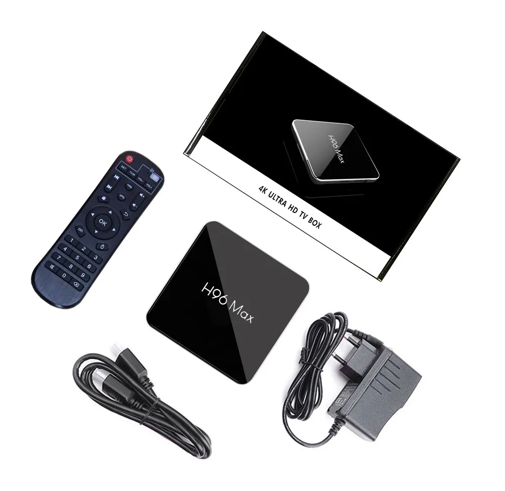 H96 Max X2 ТВ приставка Android 9,0 2,4G/5G Wifi USB3.0 H.265 4K Ultra HD 3D BT LAN 2G 16G/4G 32G/4G 64G Amlogic S905X2