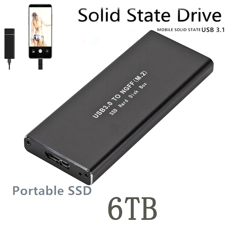 

Чехол для жесткого диска Mini SSD USB 3,0 к адаптеру SATA Алюминиевый адаптер для жесткого диска