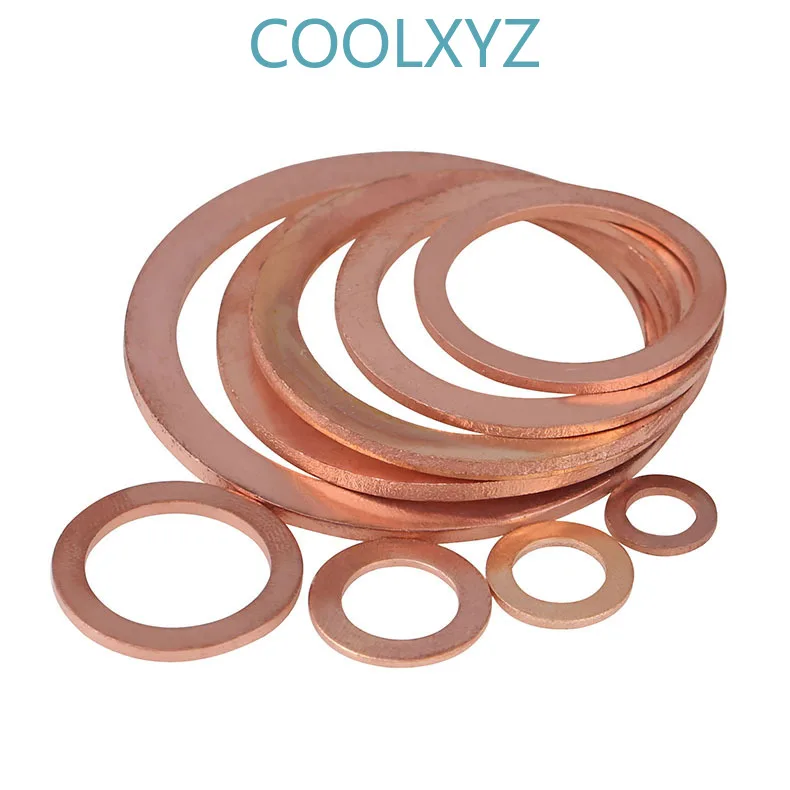 Уплотнительная прокладка из красной меди для морских часов толщина 1-1 5-2 мм