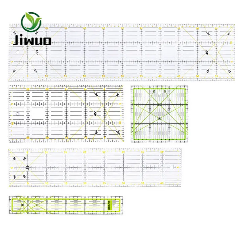 

Прозрачная линейка Jiwuo для шитья, 5 шт.