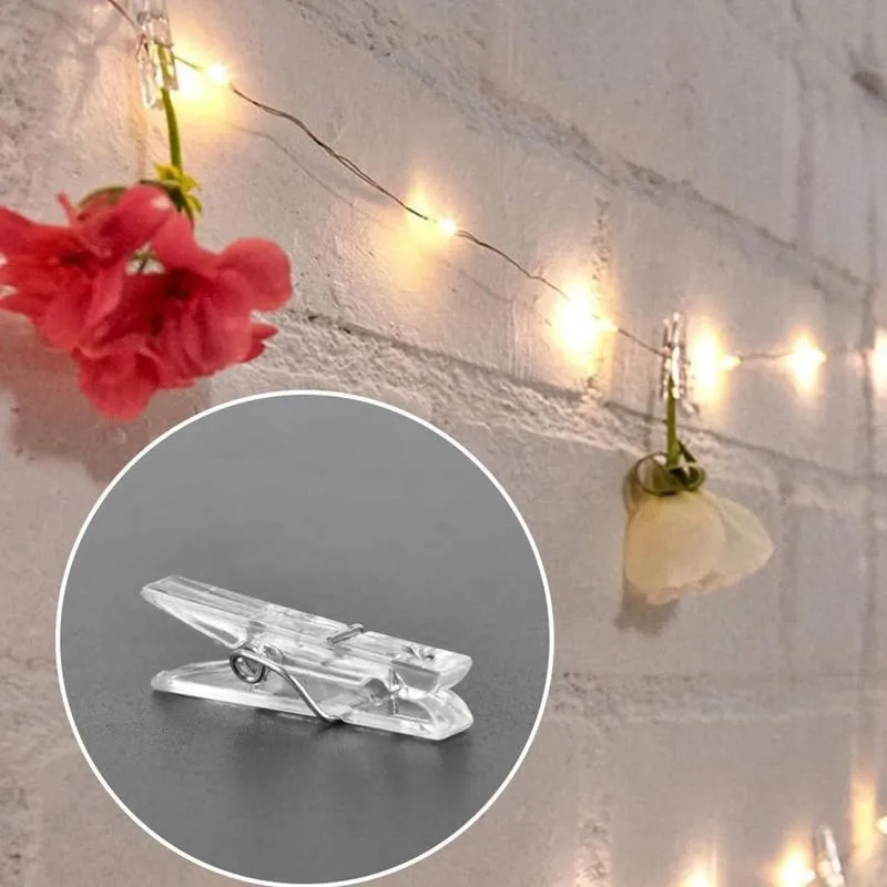 

20pcs Small Clothes Pegs 2.5cm/3.5cm Mini Size Plastic Clips For Photo Clips Clothespin Paper Craft Decoration Clips Pegs