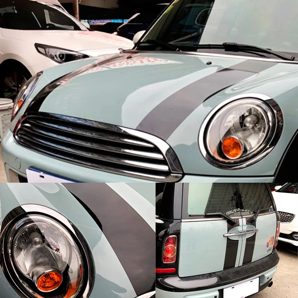 

Car Hood Rear Trunk Stripe Sticker Vinyl Decals For Mini Cooper One S JCW R56 R57 R58 F54 F55 F56 Car Exterior Accessories