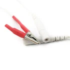 TensEms tieline кабель с зажимом типа крокодил для электронной иглоукалывающей машинки 2 мм