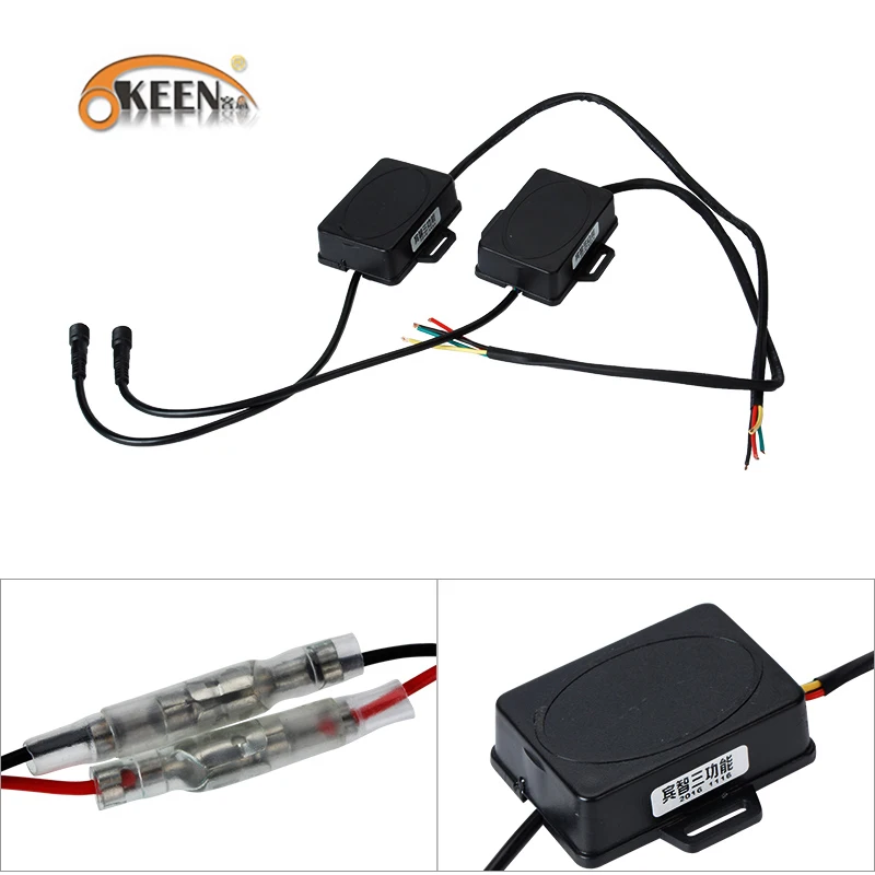 

For Honda HR-V HRV Vezel 2015 2016 2017 2018 Led Rear Bumper Brake Light Turn Signal lamp Drive Warming lights car accessories