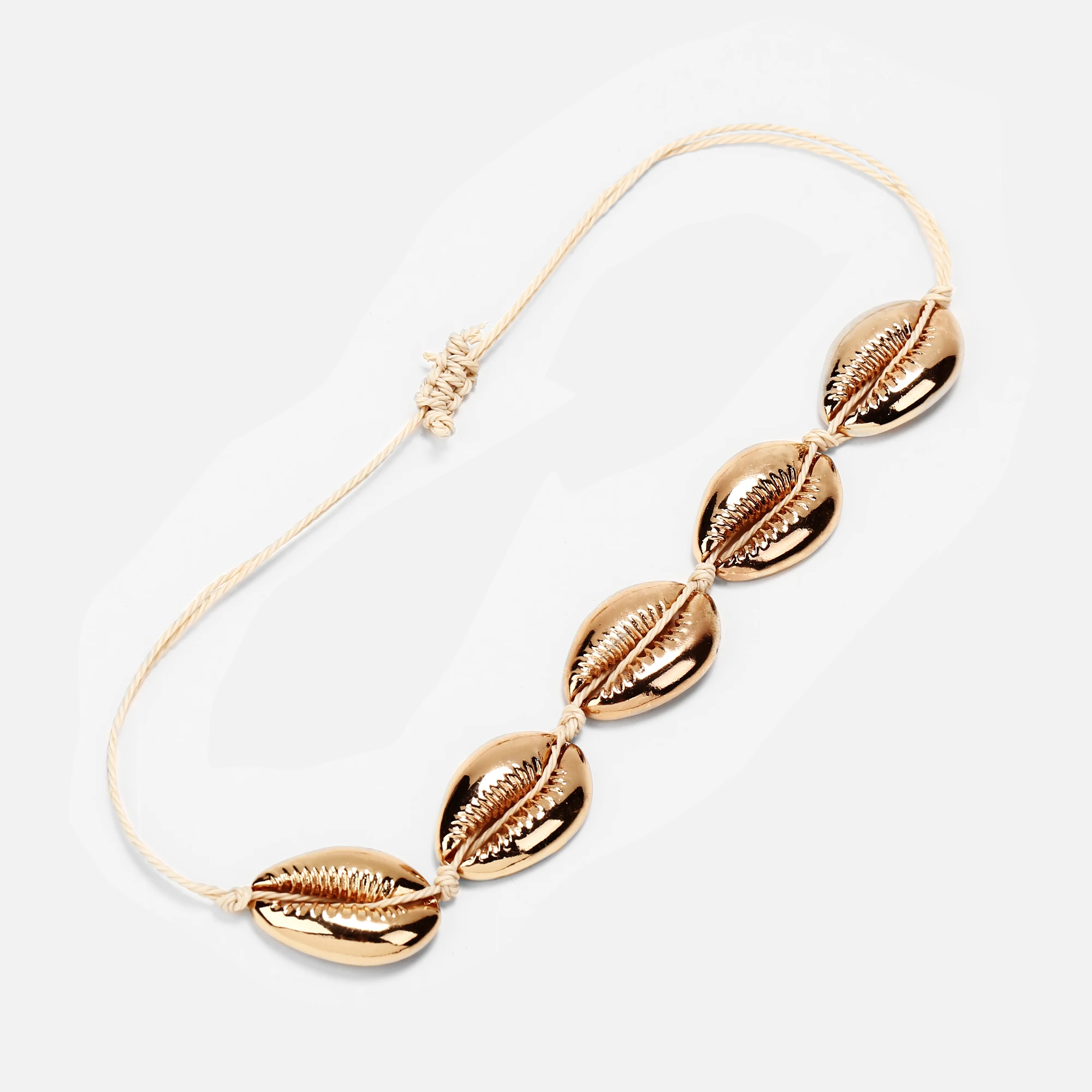 Europe and the United States new cross-border alloy shell foot chain creative simple beach seaside five chains | Украшения и