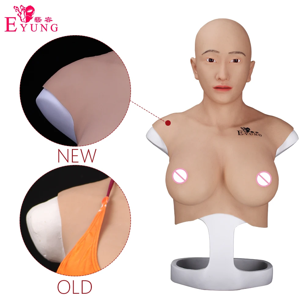 7 го поколения для трансвеститов транссексуалов силиконовые полные головы лица с