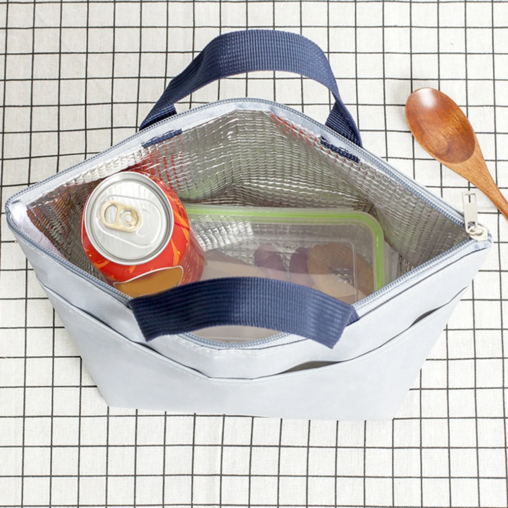 

Men Women Portable Fresh Insulated Thermal Container Lunch Bag Tote School Picnic Food Storage Kids Oxford Cloth Waterproof