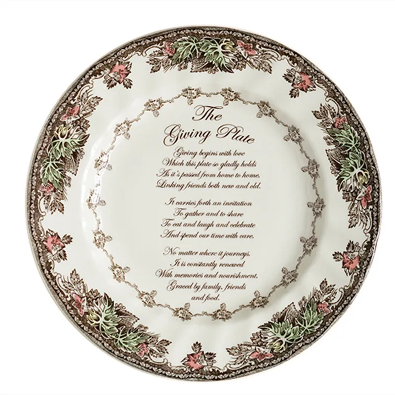 Усадьба серии Керамические Тарелки Посуда и тарелки наборы посуда тарелка лапша