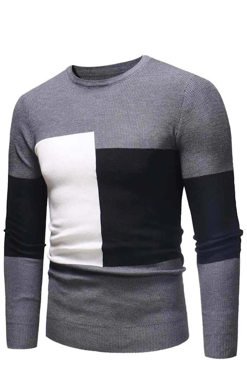 2019 осенний Новый Мужской трикотажный пуловер кашемировый свитер повседневный