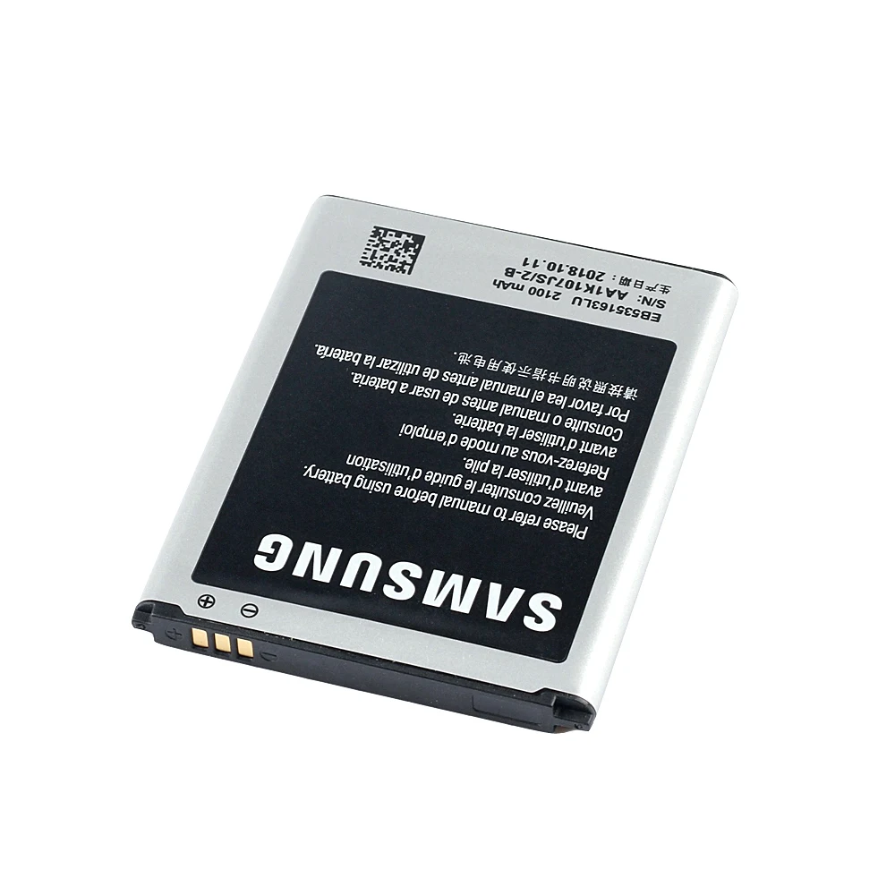 100% Оригинальный аккумулятор EB535163LU для Samsung Galaxy Grand Duos I9080 I9082 I879 I9118 Neo + i9060 i9168 2100 мАч