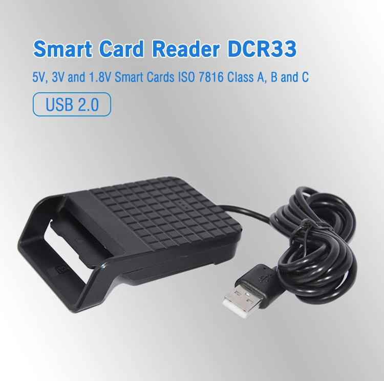 PC-LINK ISO 7816 USB IC Chip Smart Card Reader with PC/SC CCID Protocal DCR33 | Безопасность и защита