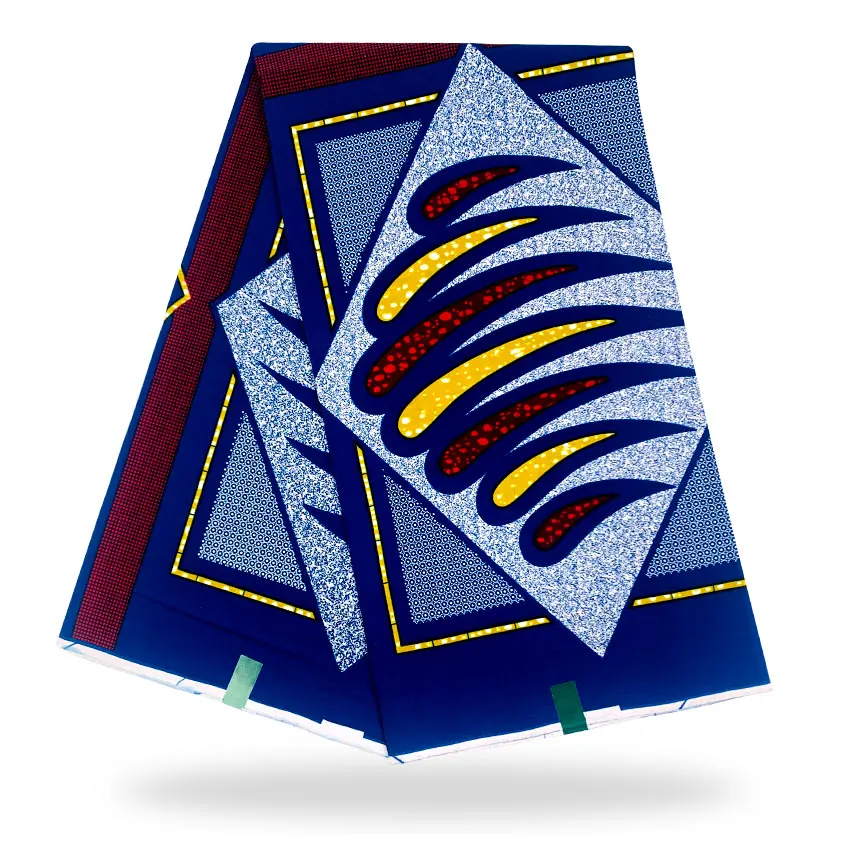 Ткань с африканскими восковыми принтами настоящий мягкий 100% хлопок гарантия 6