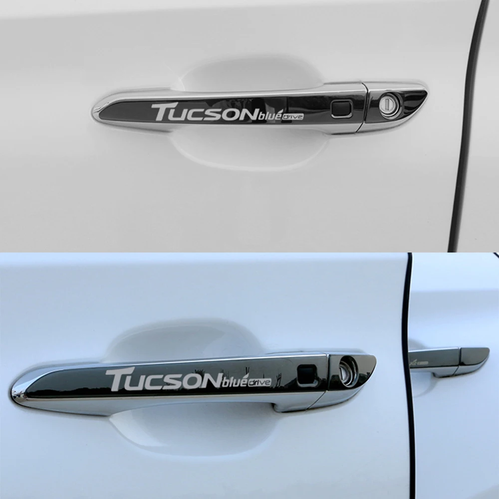 Хромированные наружные дверные ручки Декоративные Чехлы для HYUNDAI TUCSON 2015 2016 2017 2018