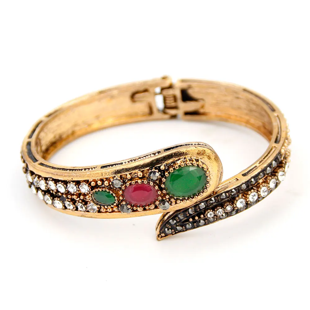 Женский винтажный браслет Sunspicems, Ретро стиль, Турецкая мечта, античные золотые, Серебристые цвета, богемные этнические вечерние ювелирные изделия, подарок