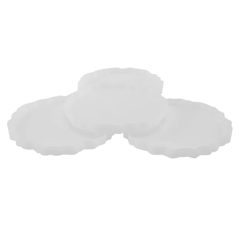 

4 шт. формы для подставки из смолы, формы для подставки из эпоксидной смолы, формы для изготовления кусочков из силиконовой смолы, подставки, ...