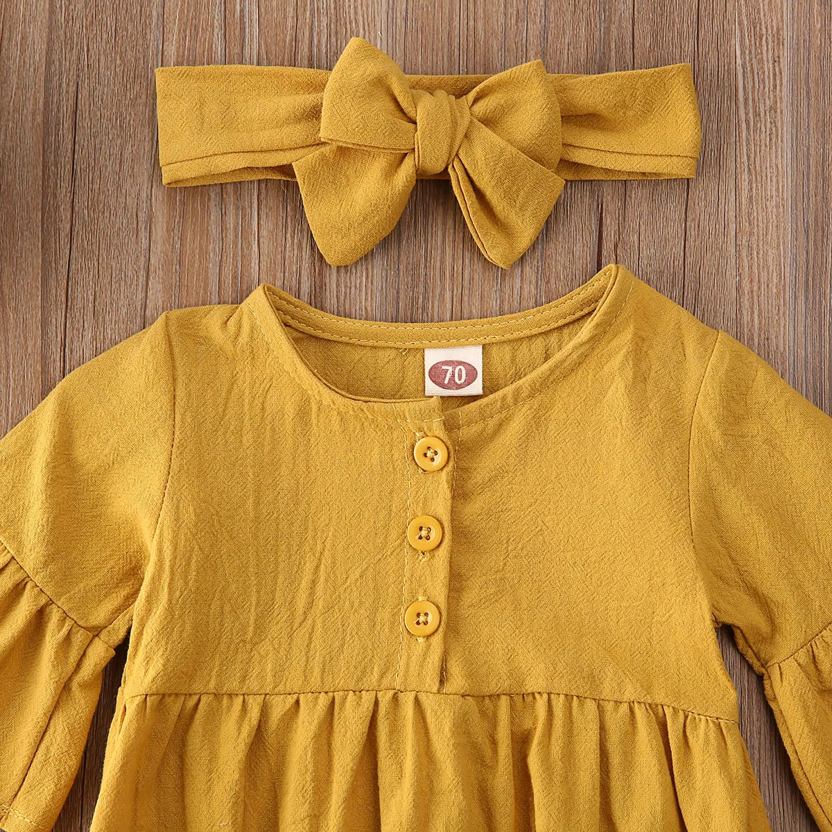 Комбинезон с расклешенными рукавами для новорожденных милая летняя одежда